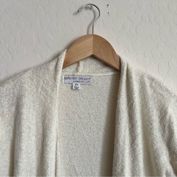 Barefoot Dreams Bamboo Chic Lite Calypso Knit Cardigan Wrap Sweater Ombre - Picture 7 of 8